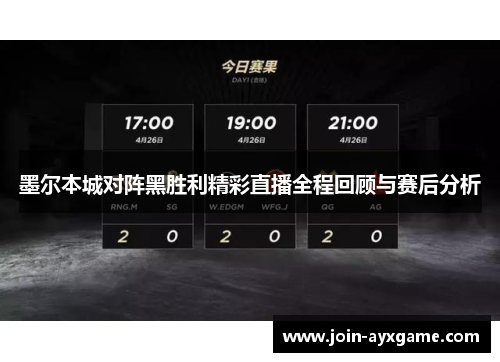 墨尔本城对阵黑胜利精彩直播全程回顾与赛后分析